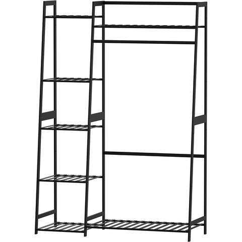 Freestanding Closet Organizer Clothes Rack for Living Bedroom Room