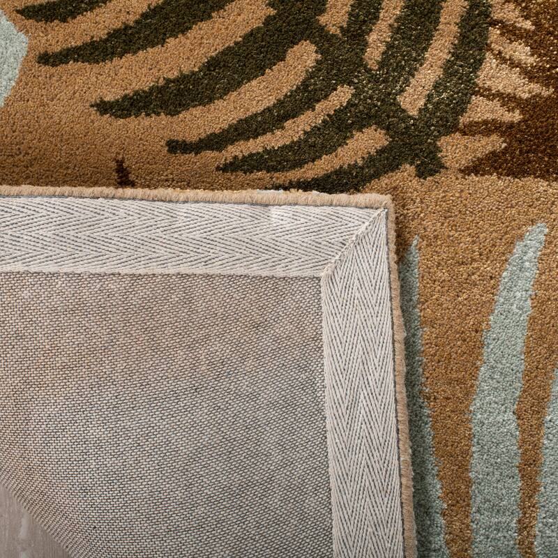 SAFAVIEH Handmade Soho Voinea N.Z. Wool Fern Rug