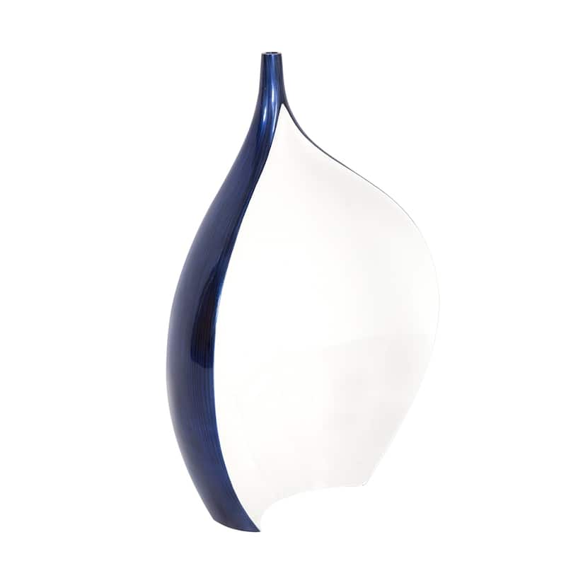 Allan Andrews Cobalt Blue Wood Vase - small