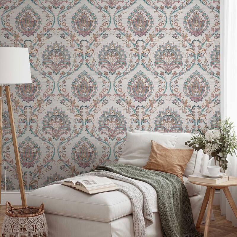 Arthouse Teigen Multicolor Floral Damask Wallpaper