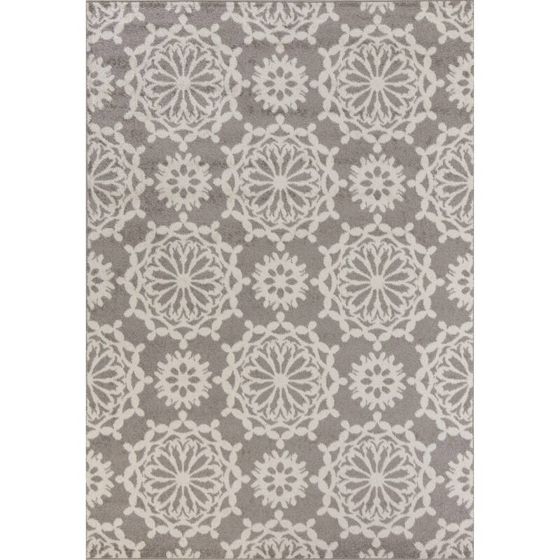 Carson Carrington Gotland Mid-Century Grey Rug - 9' x 13' - Grey