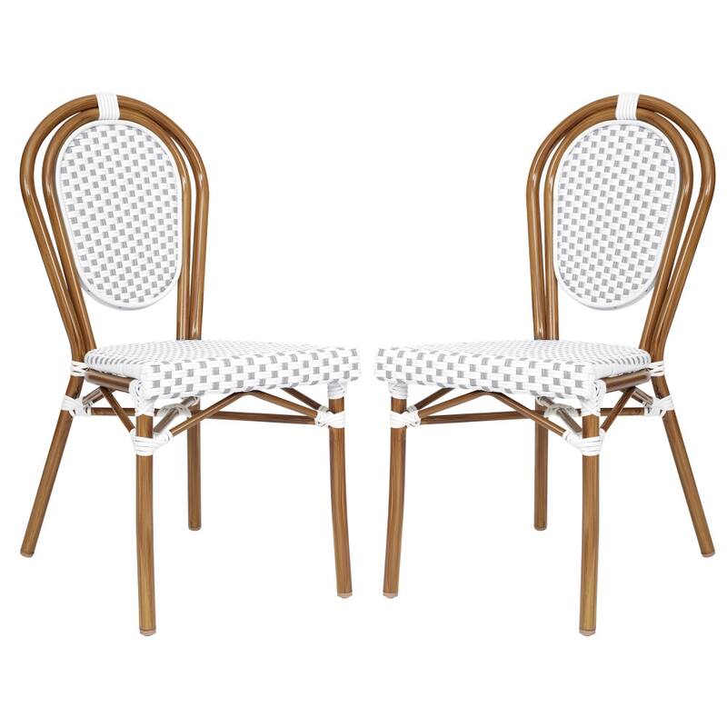 Stacking Bistro Chairs with Metal Frames