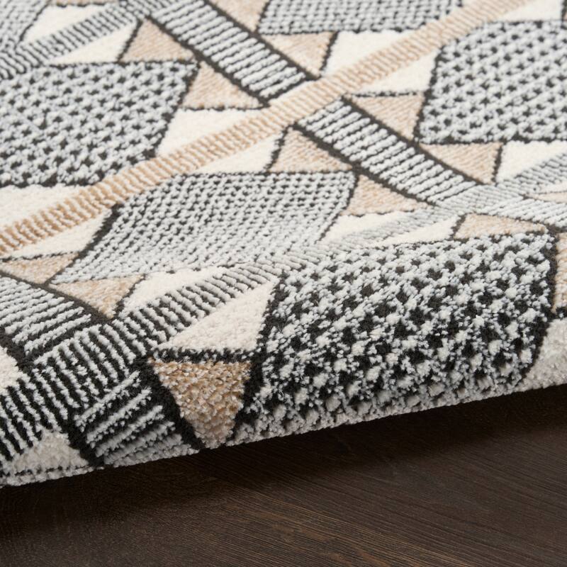 Nourison Nordic Indoor only Geometric Area Rug