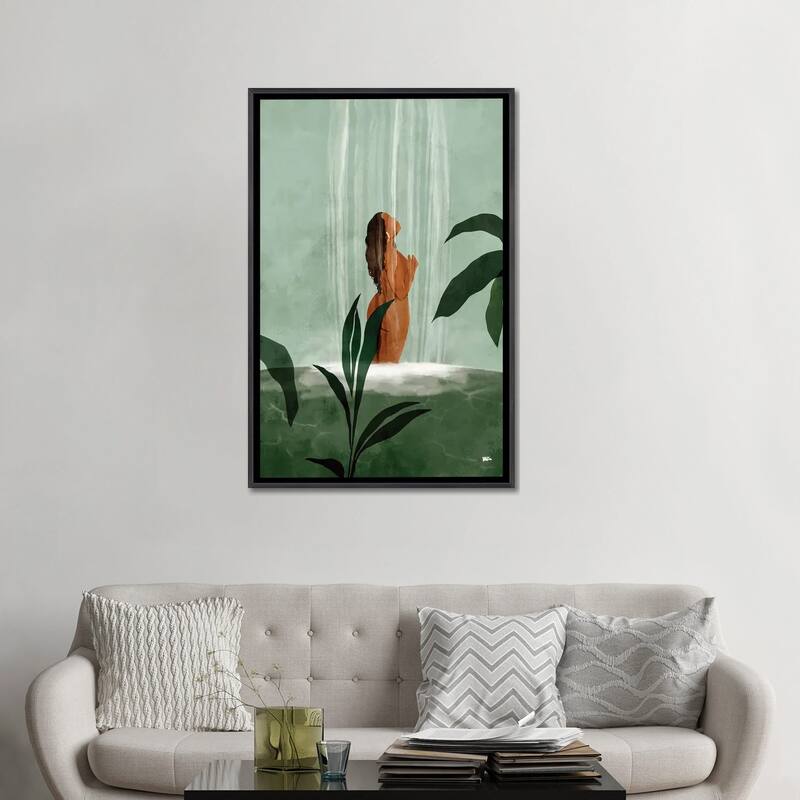 iCanvas "Rain On Me" by Bria Nicole Framed