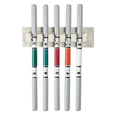 WaTE™ Bar Rack - 5-Bar Vertical Wall Rack