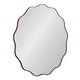 preview thumbnail 20 of 55, Kate and Laurel Viona Round Scalloped Mirror 32" Diameter - Bronze