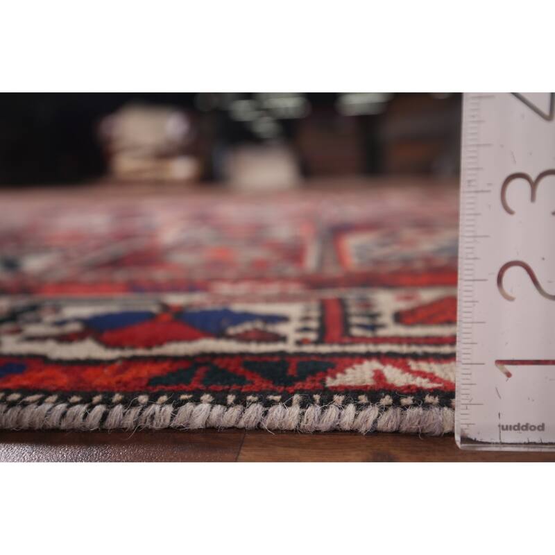 Handmade Garden Design Tribal Bakhtiari Persian Vintage Wool Carpet - 5'3"x 10'0"