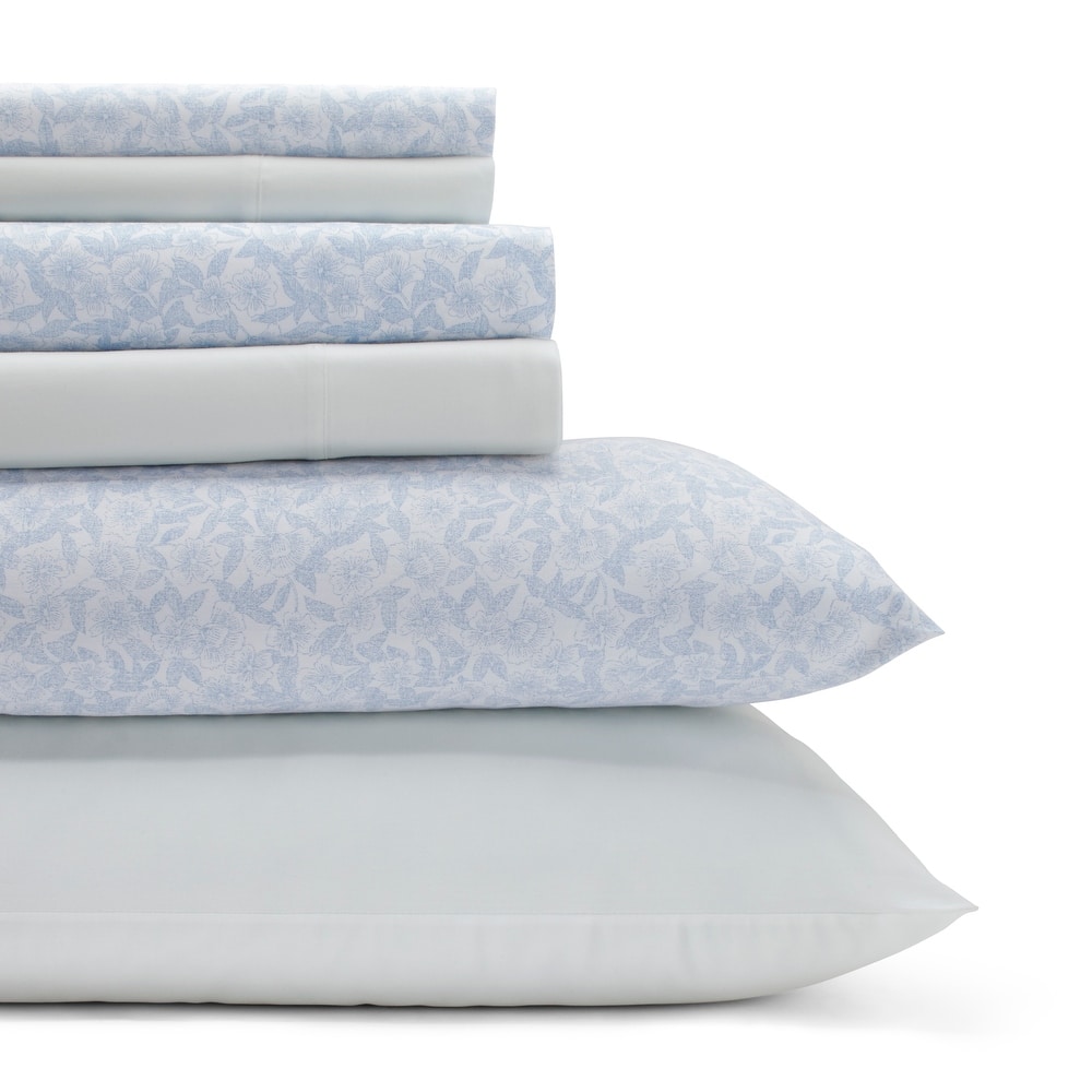 Laura Ashley Mix and Match- Cotton Percale Sheet Sets