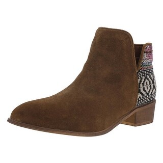 Womens Arley Suede Knit Booties Womens Arley Suede Knit Booties