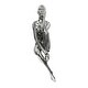 preview thumbnail 2 of 0, Antoinette Doll Chrome Resin Sculpture - N/A