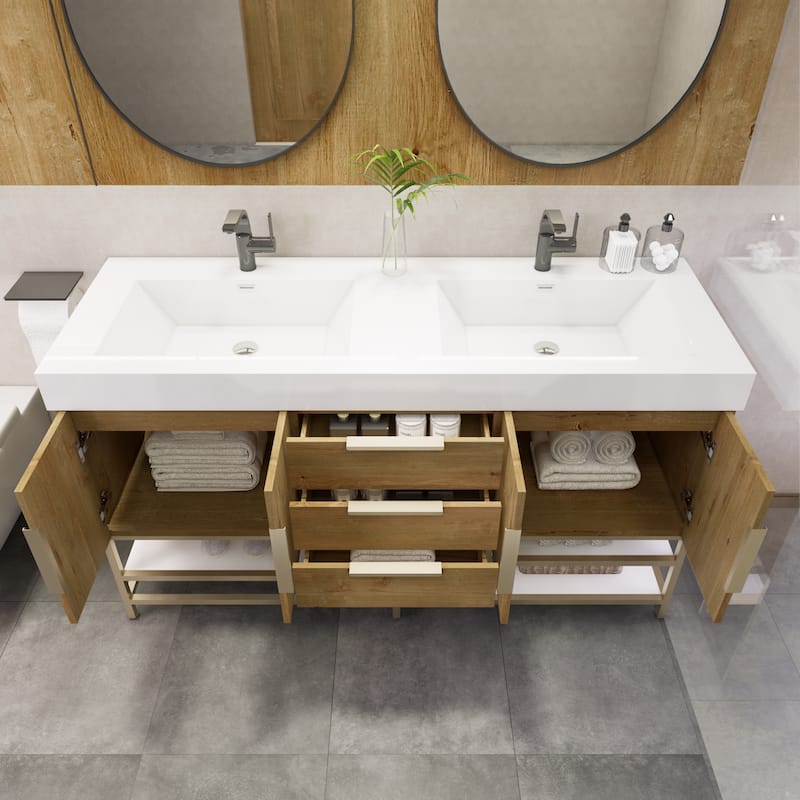 Noble 48" Free Standing Vanity with Reinforced Acrylic Sink