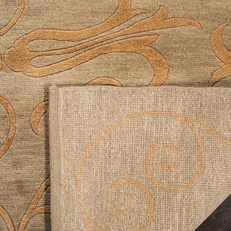 SAFAVIEH Couture Hand-knotted Tibetan Lilit Modern Wool Rug