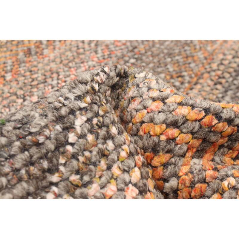 ECARPETGALLERY Hand-knotted Eternity Grey Wool Rug - 3'1 x 5'1