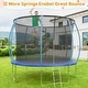 preview thumbnail 7 of 16, 12FT Trampoline, Recreational Trampolines with Enclosure Net and Ladder