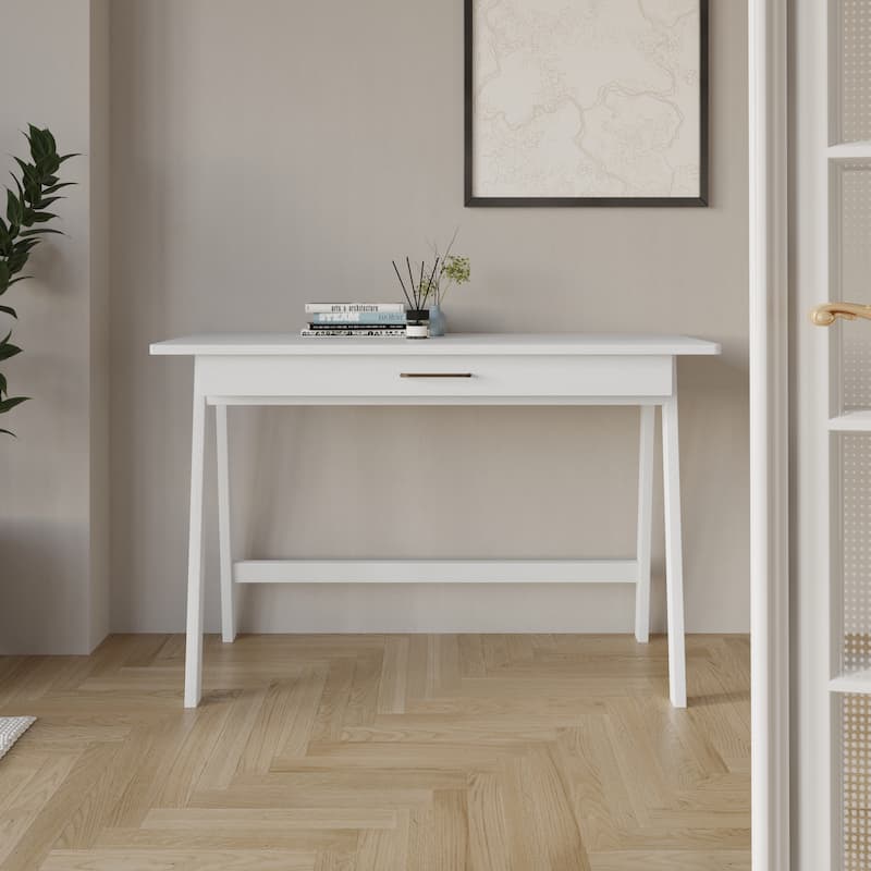 Clayfell Serafina Wood Desk - 10' x 14' - White