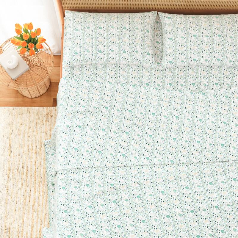 Patina Vie Maison Brushed Microfiber Charming Coastal Sheet Set