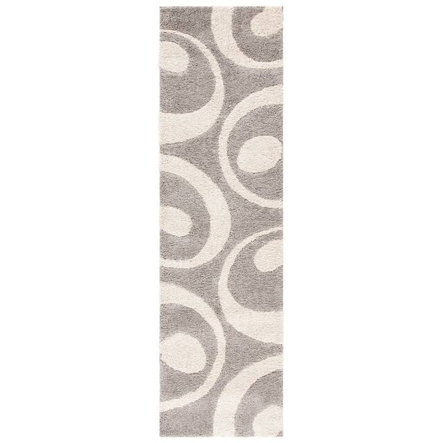 SAFAVIEH Florida Shag Jayati Abstract 1.2-inch Thick Rug