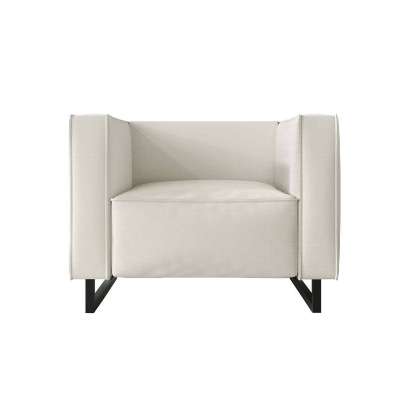 CraftPorch Mid Century Modern 3- Pieces Upholstered Living Room Set