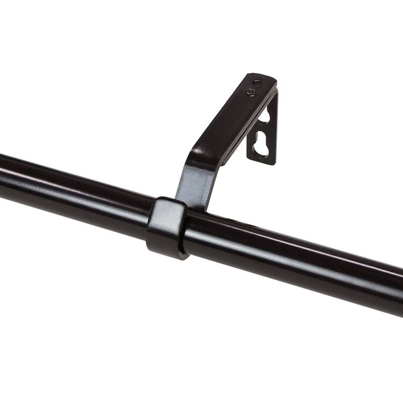 Lumi 3/4" Single Curtain Rod Set Oil-Rubbed Bronze- Star finials