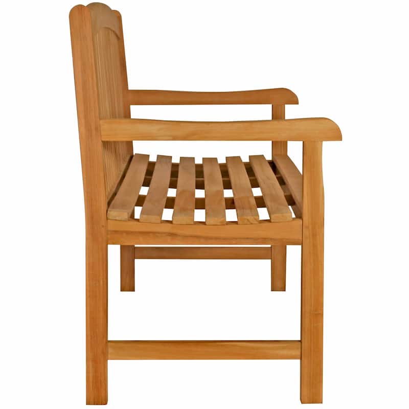 Seven Seas Teak Acapulco Teak Wood Outdoor Patio Bench, 5 Foot