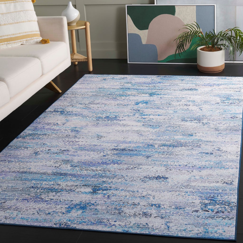 SAFAVIEH Tacoma Musema Machine Washable Slip Resistant Modern Rug