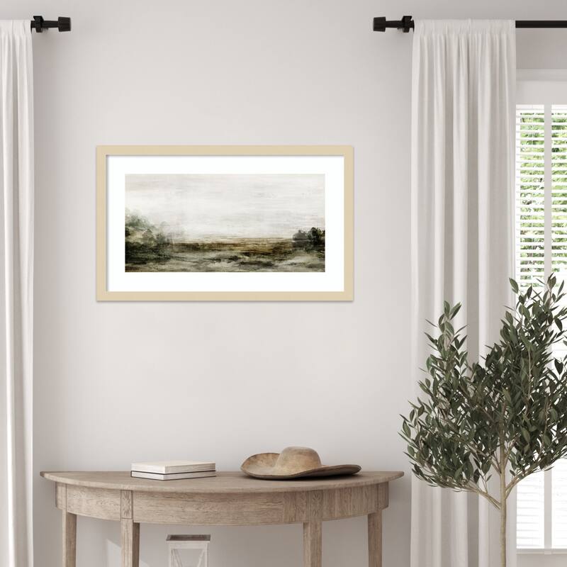 Misty Landscape of Stillness by Ian C Wood Framed Wall Art Print