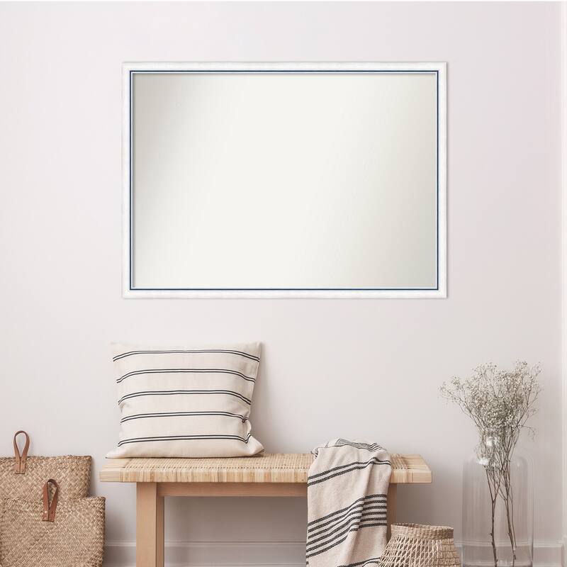 Morgan Non-Beveled Wood Framed Wall Mirror