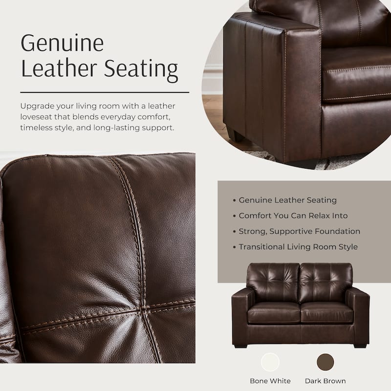 Roundhill Furniture Holmes Leather 3-Piece Living Room Set, Sofa Loveseat and Lounge Chair