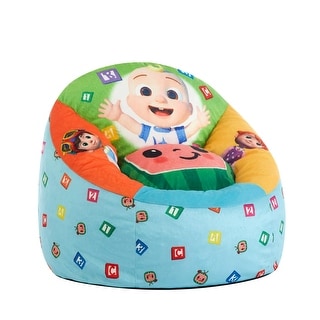 Cocomelon Toddler Bean Bag Chair, Soft, Comfortable Kids Seating
