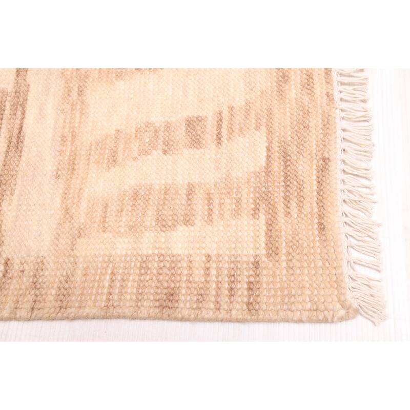 ECARPETGALLERY Hand-knotted Pak Finest Marrakesh Cream Wool Rug - 8'0 x 9'10