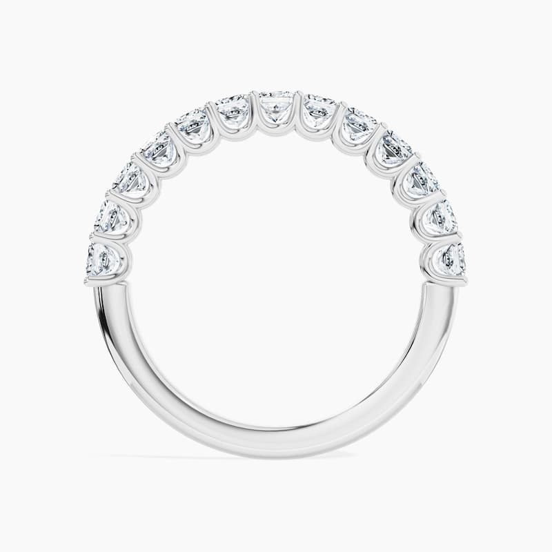 Auriya 14k Gold Princess Lab Grown Diamond Half Eternity Band 1.30 - 5.25 ct. tw. (F-G, VS)
