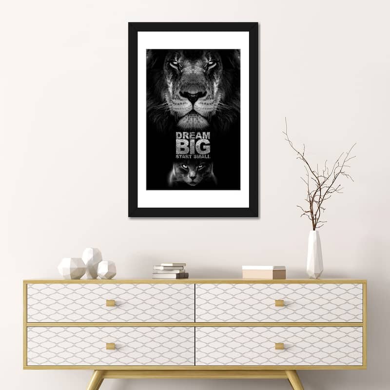 iCanvas "Dream Big Start Small Motivational Quote" by Adrian Baldovino