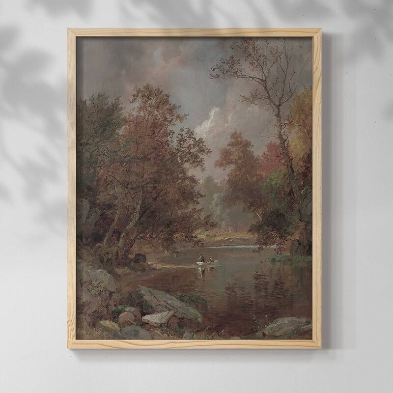 Vintage Landscape XXXVII -Framed Print