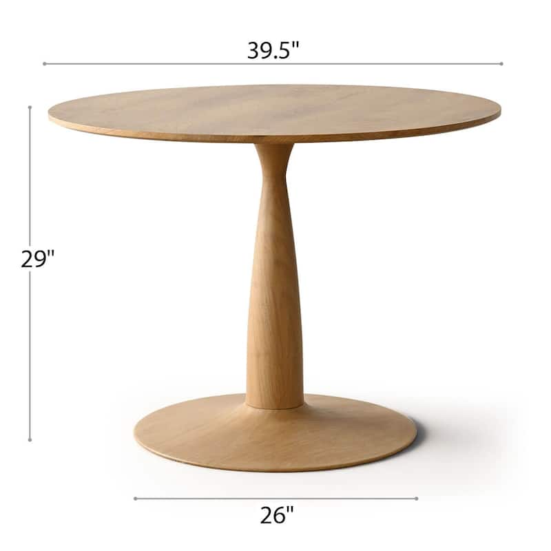Round Pedestal Dining Table