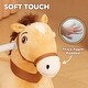 preview thumbnail 4 of 18, 6V Electric Ride-On Pony with Music, PU Wheels, Comfortable Seat, and Handle Control, Ages 3+