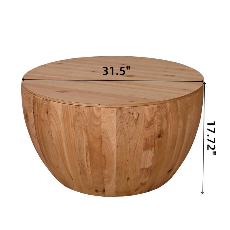 Bucket Shaped Storage Coffee Table