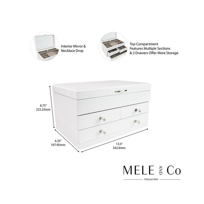 Mele and Co Fairhaven Wooden Jewelry Box Bed Bath & Beyond 39503234
