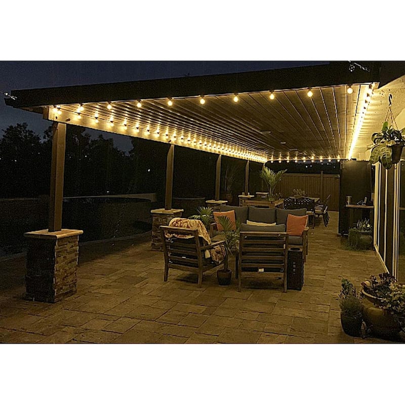 25 Pack LED G40 Plastic Filament Outdoor Globe Replacement Bulbs