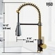 preview thumbnail 81 of 90, VIGO Brant Pull-Down Kitchen Faucet