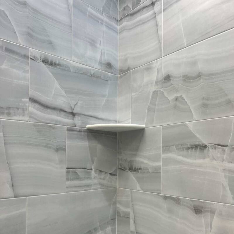 The Tile Life Amsterdam 13x26 Gris Marble Look Porcelain Floor & Wall Tile