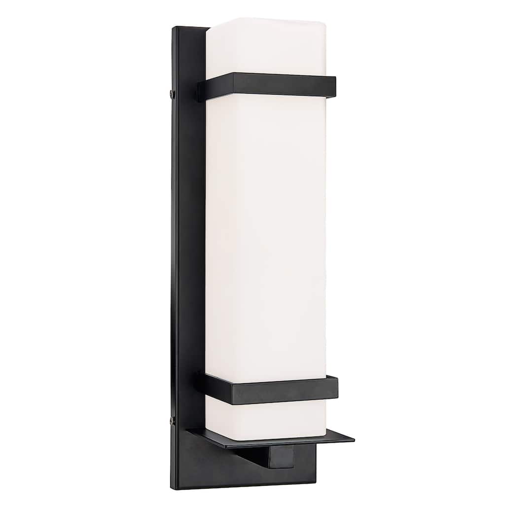 Design House 588590 Davis 14" Tall Outdoor Wall Sconce with Frosted