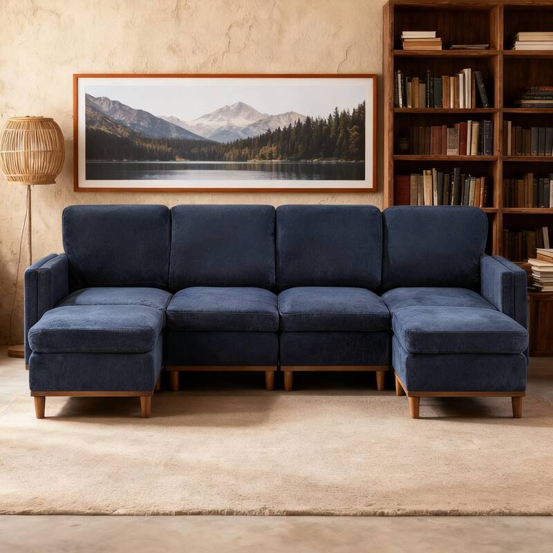 Modern Sofa Chair with Soft Padding,Sectional Sofa for Living Room, Office & Dining Room