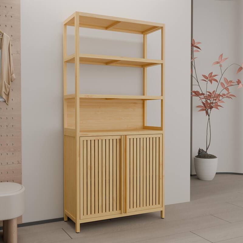 38-Inch Tall Double-Door High-Capacity Multi-Scene Use Storage Rack