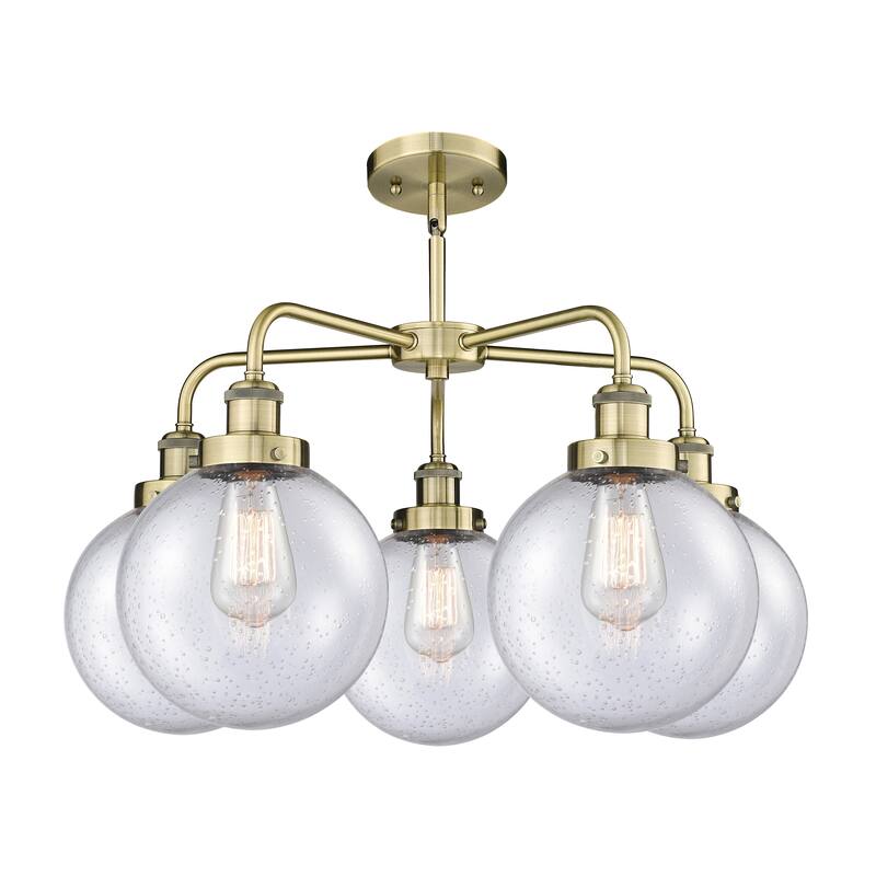 Innovations Lighting Beacon - 5 Light 26" Stem Hung Chandelier