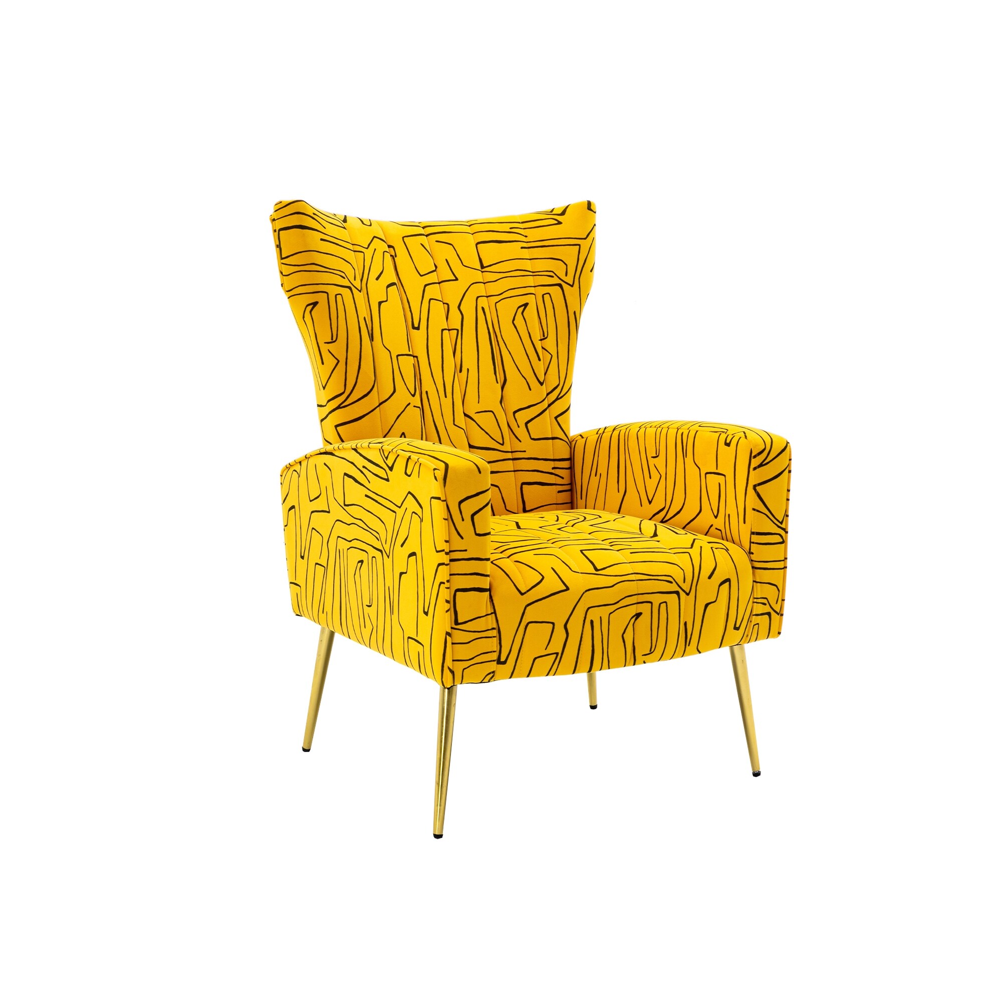 Geometric pattern online armchair