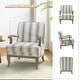 preview thumbnail 5 of 28, Rinaldo Farmhouse Upholstered Armchair with Solid Wood Legs by HULALA HOME
