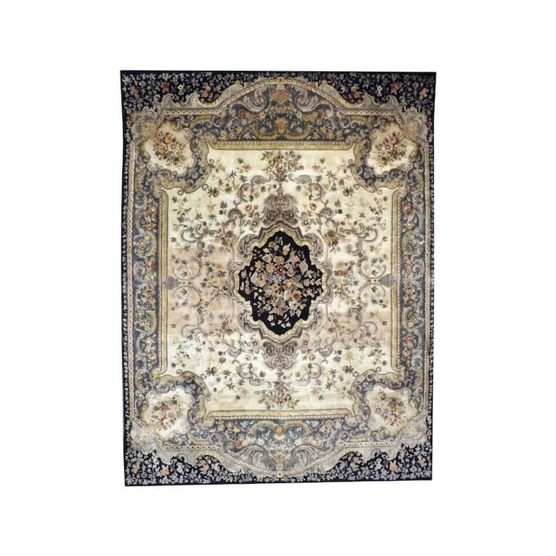 Wahi Rugs Abusson European Hand knotted Rug 8'10" x 11'10" - 9' x 12'