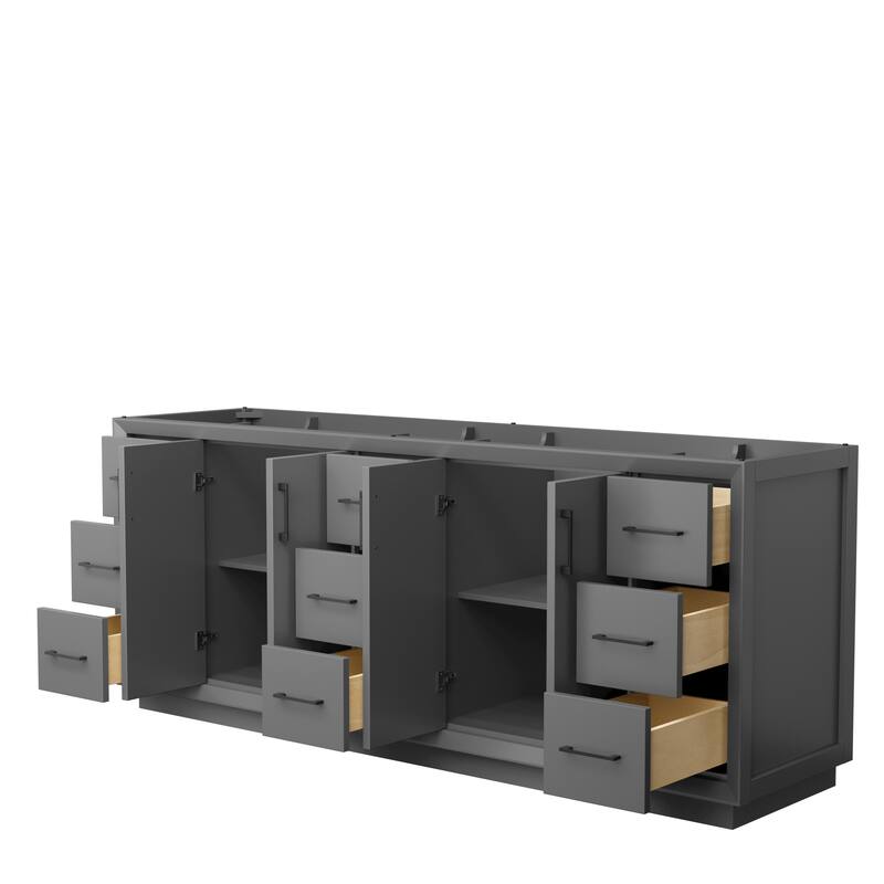 Strada 84-Inch Double Vanity Cabinet