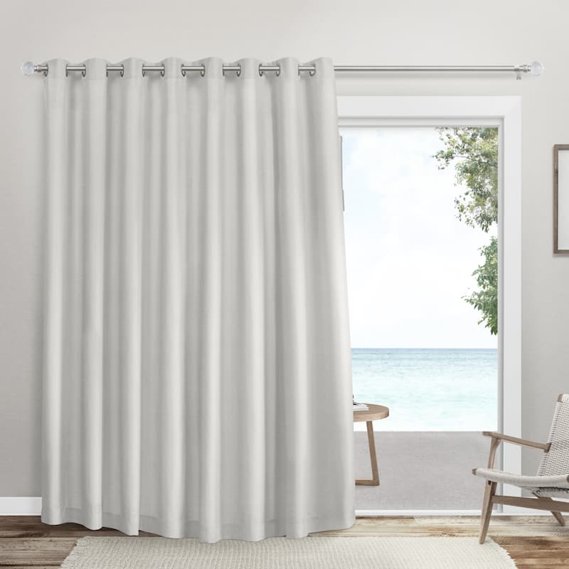 Porch & Den Boosalis Sateen Thermal Woven Blackout Patio Curtain Panel