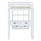preview thumbnail 6 of 16, Storage Loft Bed with Shelves, Drawers, Writing Desk and Led Light, Twin Size